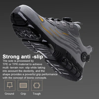 🔥Limited Time Discount 70% off🔥Men's Smash and Stab Resistant Work Safety Shoes