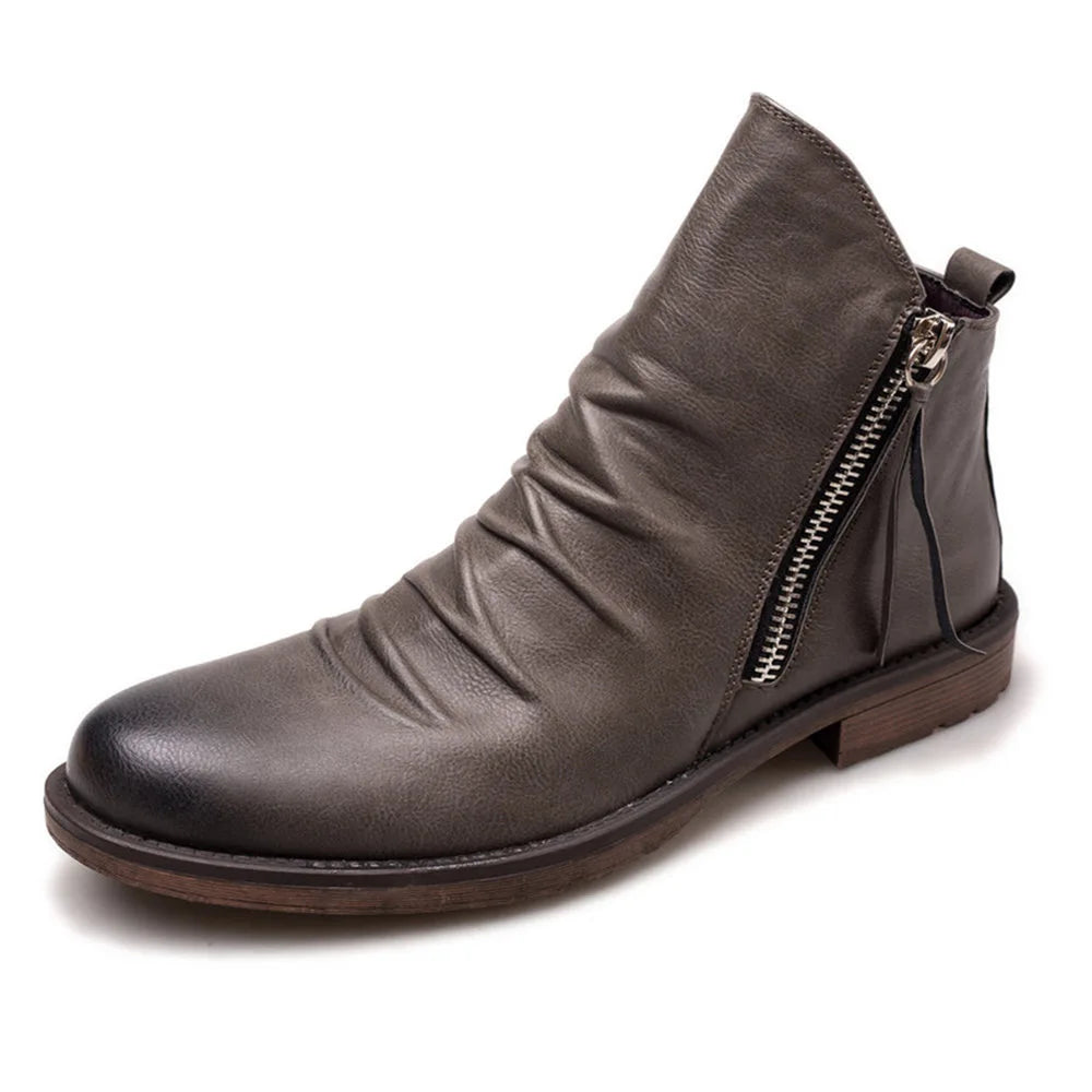 🔥Hot Sale! 70% OFF 🔥Italian Hand-Embossed Genuine Leather Chelsea Boots