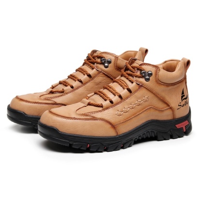 (⏰Last Day 70% OFF🔥)Men's Comfortable Wear-resistant Orthopedic Hand-sewn Leather Shoes - Shock Absorbing Effect, Relaxes Muscles And Relieves Foot Pain