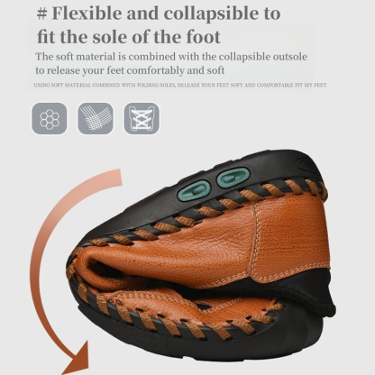 ⏰Big Sale Up To 70%🔥Men's Genuine Leather Fashionable Comfortable Lightweight Non-slip Loafers