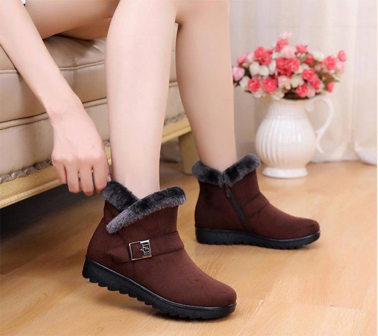 🔥Limited Time Offer 70% OFF🔥Winter Women Plush Warm Ankle Snow Boots - Proven Plantar Fasciitis, Foot and Heel Pain Relief