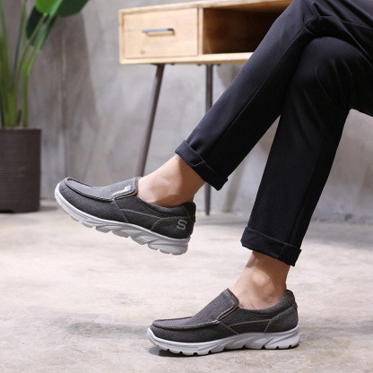 ⏰Last Day! 70% OFF 🔥Men's Good arch support & Easy to put on and take off & Breathable and light & Non-slip Shoes - Best Walking Shoes for Middle Aged People 