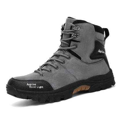 ⏰Promotion - 50% OFF🔥Men's Waterproof Non-slip Anti-puncture Hiking Boots Ankle Support Wide Toe Arch Support Orthopedic Work Boots