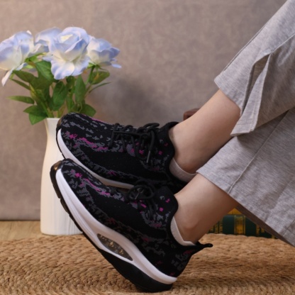 ⏰Promotion - 70% OFF🔥Women's Daily Lightweight Breathable Non-Slip Arch Support Orthopedic Air Cushion Sneakers - Proven Plantar Fasciitis, Foot and Heel Pain Relief