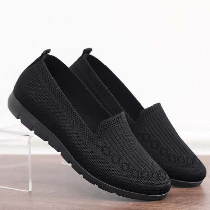 🔥Last Day 70% OFF ⏰Women's Stylish Knit Mesh Slip-on Sneakers - Proven Plantar Fasciitis, Foot and Heel Pain Relief