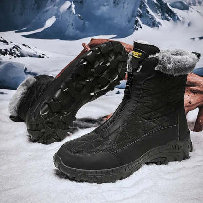 (⏰Limited Time 50% Discount Event) Men's Winter Warm Wide Toe Orthopedic Arch Support Snow Boots Waterproof Non-slip Anti-puncture Work Boots