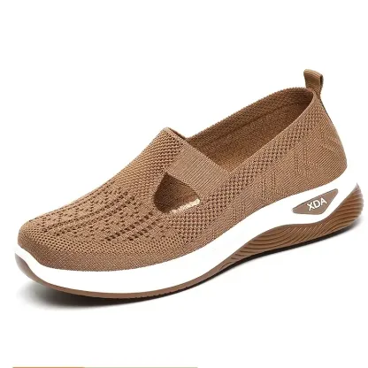 🔥Last Day Promotion 70% OFF⏰ Women's comfortable breathable knitted sneakers - Proven Plantar Fasciitis, Foot and Heel Pain Relief