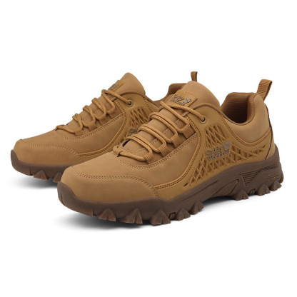 🔥Hot Sale🎁--50% OFF🎉Men's Leather Hiking Slip Resistant Oxford Sole Sneakers