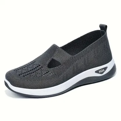 🔥Last Day Promotion 70% OFF⏰ Women's comfortable breathable knitted sneakers - Proven Plantar Fasciitis, Foot and Heel Pain Relief