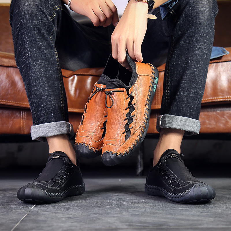 ⏰Big Sale Up To 70%🔥Men's Genuine Leather Fashionable Comfortable Lightweight Non-slip Loafers