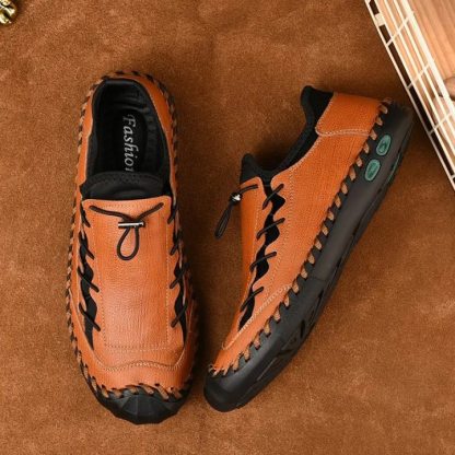 ⏰Big Sale Up To 70%🔥Men's Genuine Leather Fashionable Comfortable Lightweight Non-slip Loafers