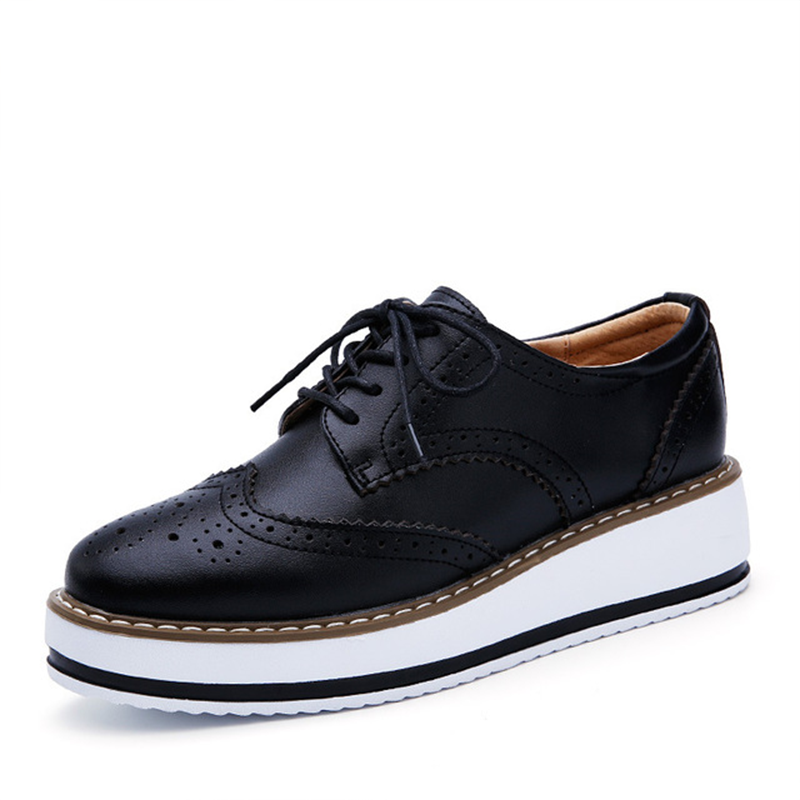 🔥Last Day 50% OFF ⏰Brogue Platform Comfortable Orthopedic Shoes - Proven Plantar Fasciitis, Foot and Heel Pain Relief