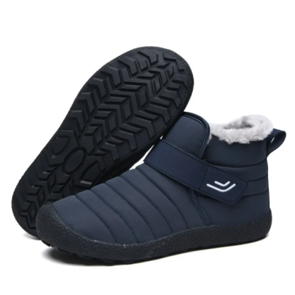 🔥Limited Time 50% Discount Event🔥  Men's Winter Warm Waterproof Non-slip Velcro Cotton Shoes Wide Toe Orthopedic Arch Support Slip-on Cotton Shoes