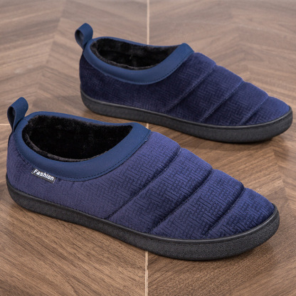 🔥On This Week Sale 70% OFF🔥MEN'S COMFORTABLE VELVET CASUAL LOW-CUT COTTON SHOES - Proven Plantar Fasciitis, Foot and Heel Pain Relief