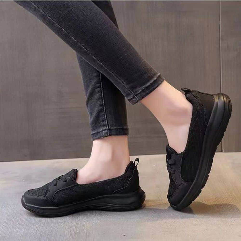 ⏰Promotion - 70% OFF🔥Orthopedic Women Breathable Slip-On Arch Support Shoes - Proven Plantar Fasciitis, Foot and Heel Pain Relief