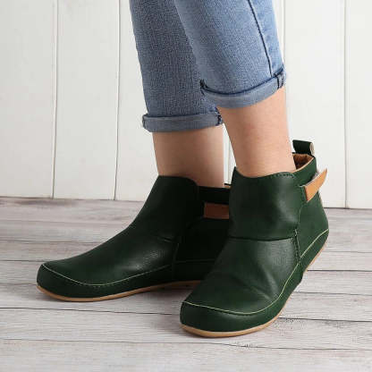 🔥Last Day Promotion 70% OFF⏰2025 Women's New Fashion Lightweight Casual Orthopedic Leather Boots - Proven Plantar Fasciitis, Foot and Heel Pain Relief