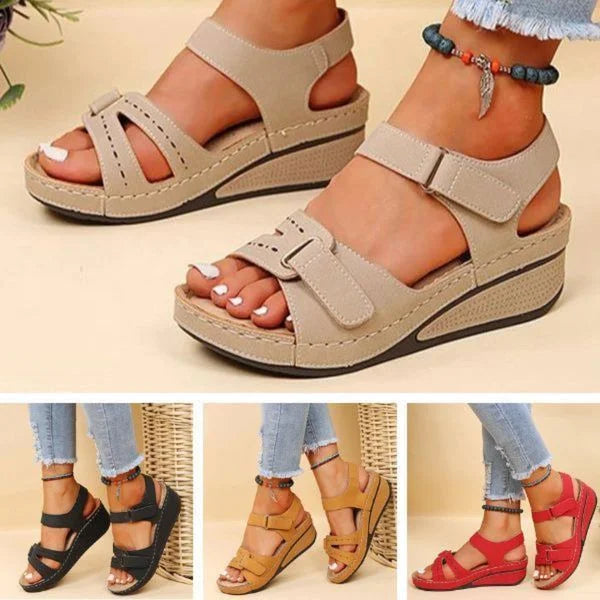 🌸🎉Hot Sale 50% OFF✨⏳Comfortable Orthopedic Sandals For Women - Improve Posture and Get Rid of Painless Walking and Standing
