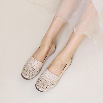 🥿50% OFF !!!✨Clearance!!✨Women's Daily Comfortable Lightweight Breathable Arch Support Slip-On Sneakers - Proven Plantar Fasciitis, Foot and Heel Pain Relief