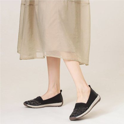 🥿50% OFF !!!✨Clearance!!✨Women's Daily Comfortable Lightweight Breathable Arch Support Slip-On Sneakers - Proven Plantar Fasciitis, Foot and Heel Pain Relief