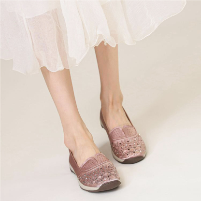 🥿50% OFF !!!✨Clearance!!✨Women's Daily Comfortable Lightweight Breathable Arch Support Slip-On Sneakers - Proven Plantar Fasciitis, Foot and Heel Pain Relief