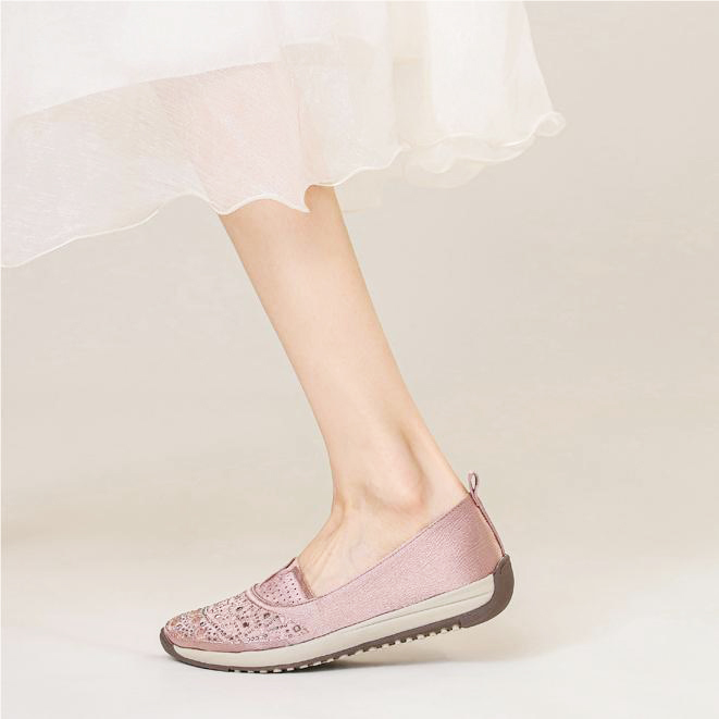🥿50% OFF !!!✨Clearance!!✨Women's Daily Comfortable Lightweight Breathable Arch Support Slip-On Sneakers - Proven Plantar Fasciitis, Foot and Heel Pain Relief