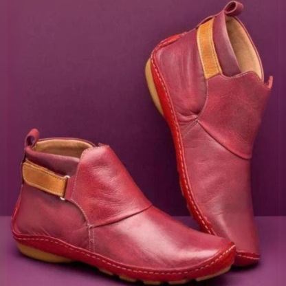 🔥Last Day Promotion 70% OFF⏰2025 Women's New Fashion Lightweight Casual Orthopedic Leather Boots - Proven Plantar Fasciitis, Foot and Heel Pain Relief