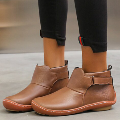🔥Last Day Promotion 70% OFF⏰2025 Women's New Fashion Lightweight Casual Orthopedic Leather Boots - Proven Plantar Fasciitis, Foot and Heel Pain Relief