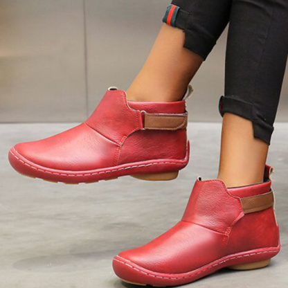 🔥Last Day Promotion 70% OFF⏰2025 Women's New Fashion Lightweight Casual Orthopedic Leather Boots - Proven Plantar Fasciitis, Foot and Heel Pain Relief