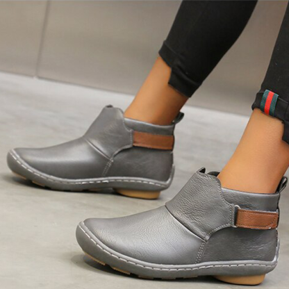 🔥Last Day Promotion 70% OFF⏰2025 Women's New Fashion Lightweight Casual Orthopedic Leather Boots - Proven Plantar Fasciitis, Foot and Heel Pain Relief