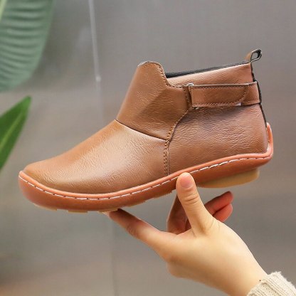 🔥Last Day Promotion 70% OFF⏰2025 Women's New Fashion Lightweight Casual Orthopedic Leather Boots - Proven Plantar Fasciitis, Foot and Heel Pain Relief
