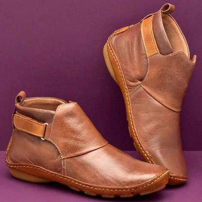 🔥Last Day Promotion 70% OFF⏰2025 Women's New Fashion Lightweight Casual Orthopedic Leather Boots - Proven Plantar Fasciitis, Foot and Heel Pain Relief