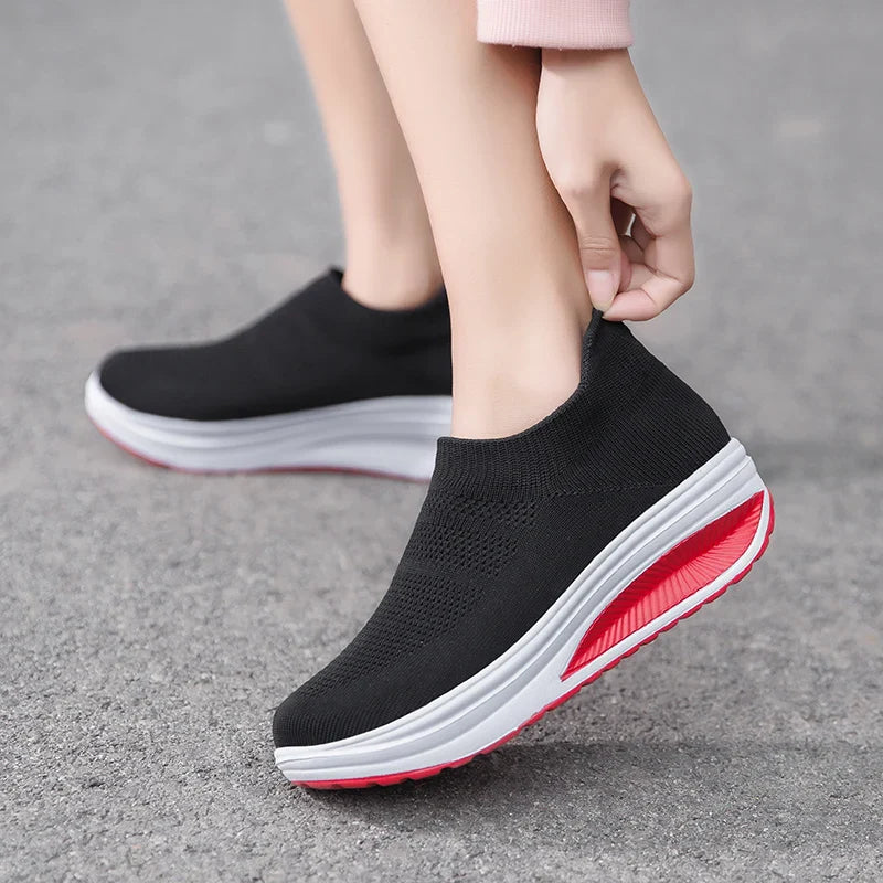 ⏰Promotion - 70% OFF🔥Super Light Women Shoes  Flying Weave Orthopedic Sneakers - Proven Plantar Fasciitis, Foot and Heel Pain Relief