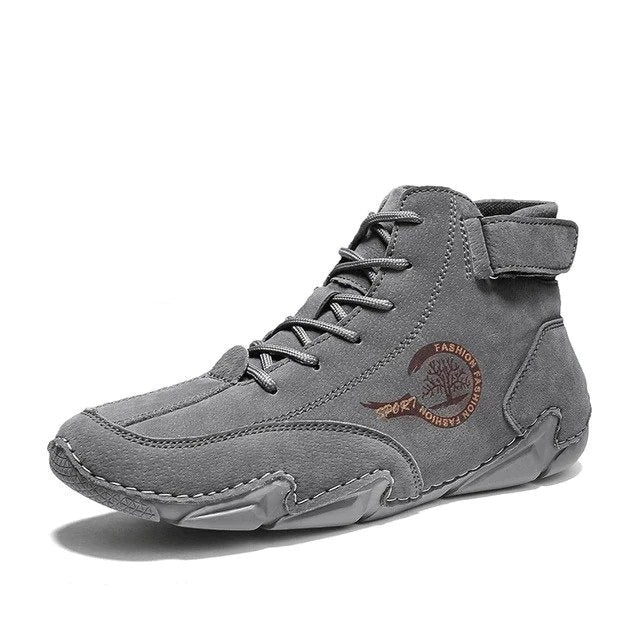 ⏰Promotion - 70% OFF🔥Suede Winter Ankle Boots For Men Leisure Orthopedic Shoes - Proven Plantar Fasciitis, Foot and Heel Pain Relief