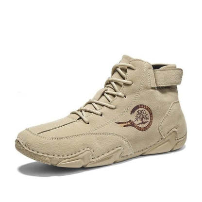 ⏰Promotion - 70% OFF🔥Suede Winter Ankle Boots For Men Leisure Orthopedic Shoes - Proven Plantar Fasciitis, Foot and Heel Pain Relief