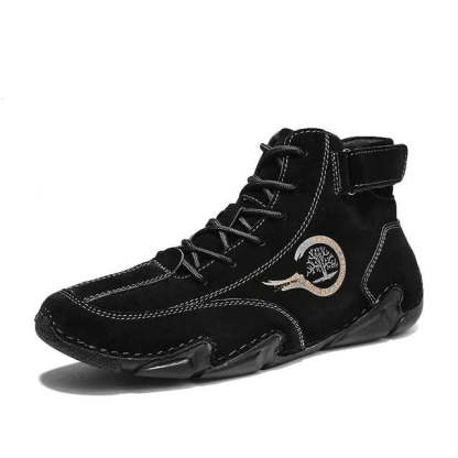 ⏰Promotion - 70% OFF🔥Suede Winter Ankle Boots For Men Leisure Orthopedic Shoes - Proven Plantar Fasciitis, Foot and Heel Pain Relief