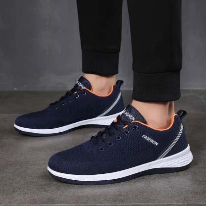 Men Arch Support & Breathable and Light & Non-Slip Shoes - Comfy Casual Walking Orthopedic Shoes