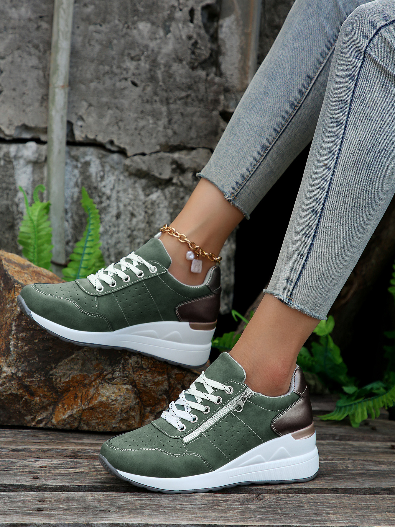 ⏰Promotion - 70% OFF🔥Womens Orthopedic Comfy Sneakers - Proven Plantar Fasciitis, Foot and Heel Pain Relief