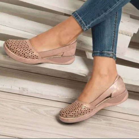 ⏰Promotion - 70% OFF🔥2025women orthopedic sandals breathable flat shoes - Proven Plantar Fasciitis, Foot and Heel Pain Relief