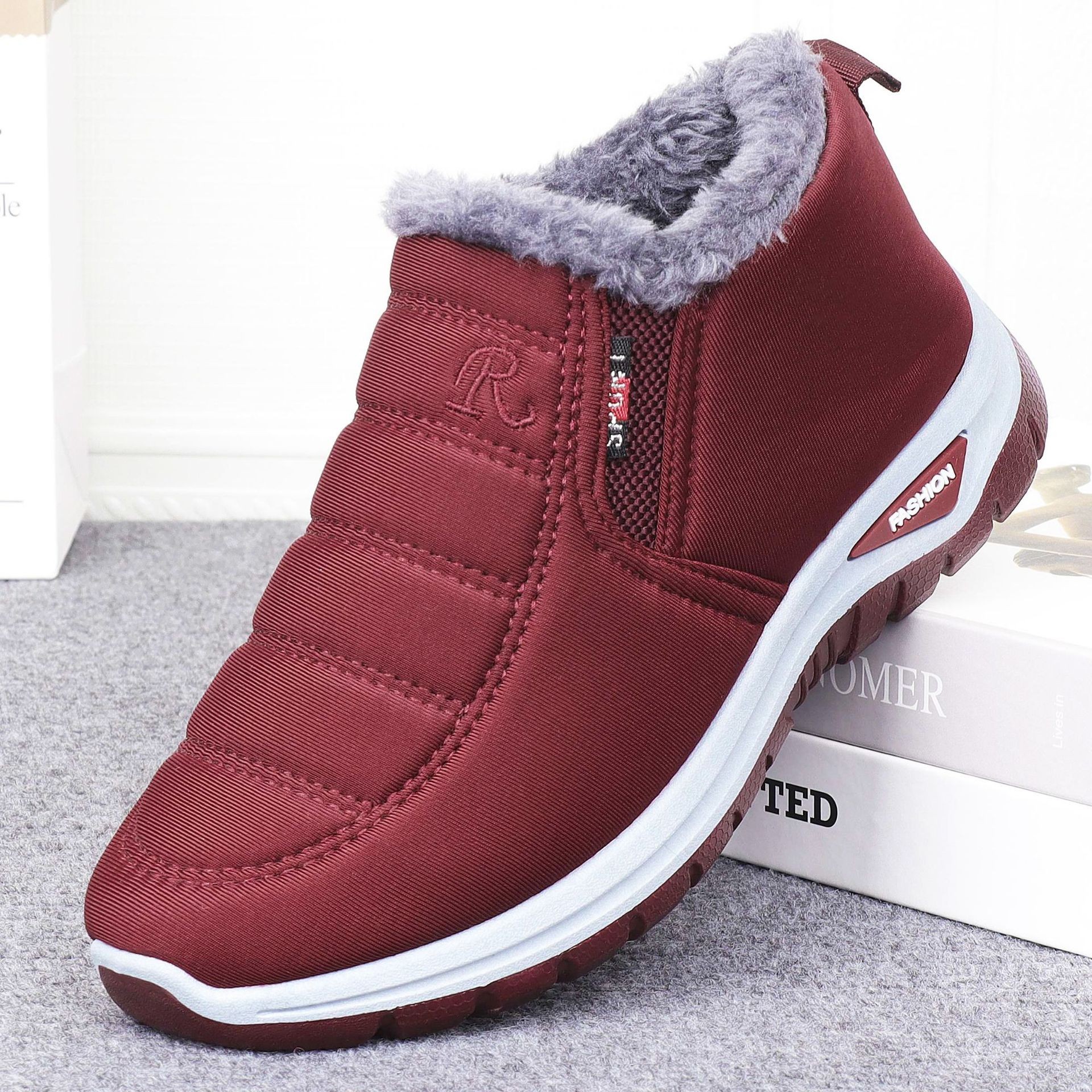 🔥Last Day Promotion 70% OFF🔥 Women's Warm Sheepskin-Lined Boots - Proven Plantar Fasciitis, Foot and Heel Pain Relief