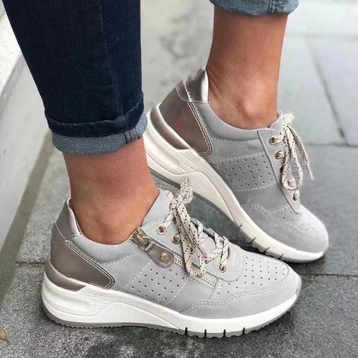 ⏰Promotion - 70% OFF🔥Womens Orthopedic Comfy Sneakers - Proven Plantar Fasciitis, Foot and Heel Pain Relief