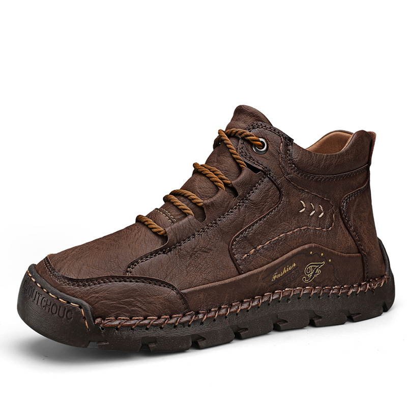 (⏰LAST DAY 50% OFF🔥)Handcrafted Men's Leather Shoes - Relieve Foot Pain
