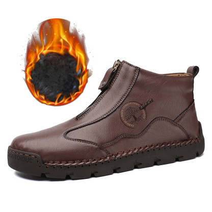 ⏰Promotion - 70% OFF🔥Women's Casual Leather Non-slip Breathable Slip-On Cycling Orthopedic Boots - Improve Posture and Get Rid of Painless Walking and Standing