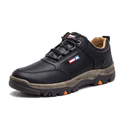 Last Day 70% OFF🔥Men's Orthopedic leather Walking Shoes Hiking Shoes