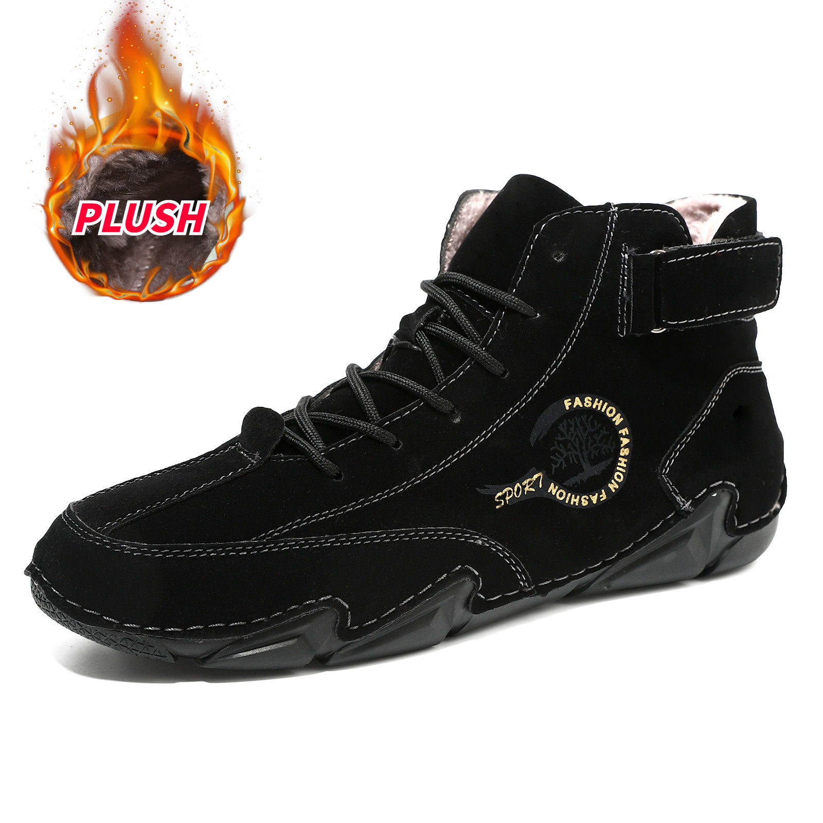 ⏰Promotion - 70% OFF🔥Suede Winter Ankle Boots For Men Leisure Orthopedic Shoes - Proven Plantar Fasciitis, Foot and Heel Pain Relief