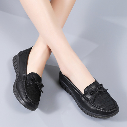 🌸🎉Limited Time Offer 50% OFF! ✨🥿Ladies New Style Butterfly Fashion Round Toe Slip-On Orthopedic Loafers - Proven Plantar Fasciitis, Foot and Heel Pain Relief
