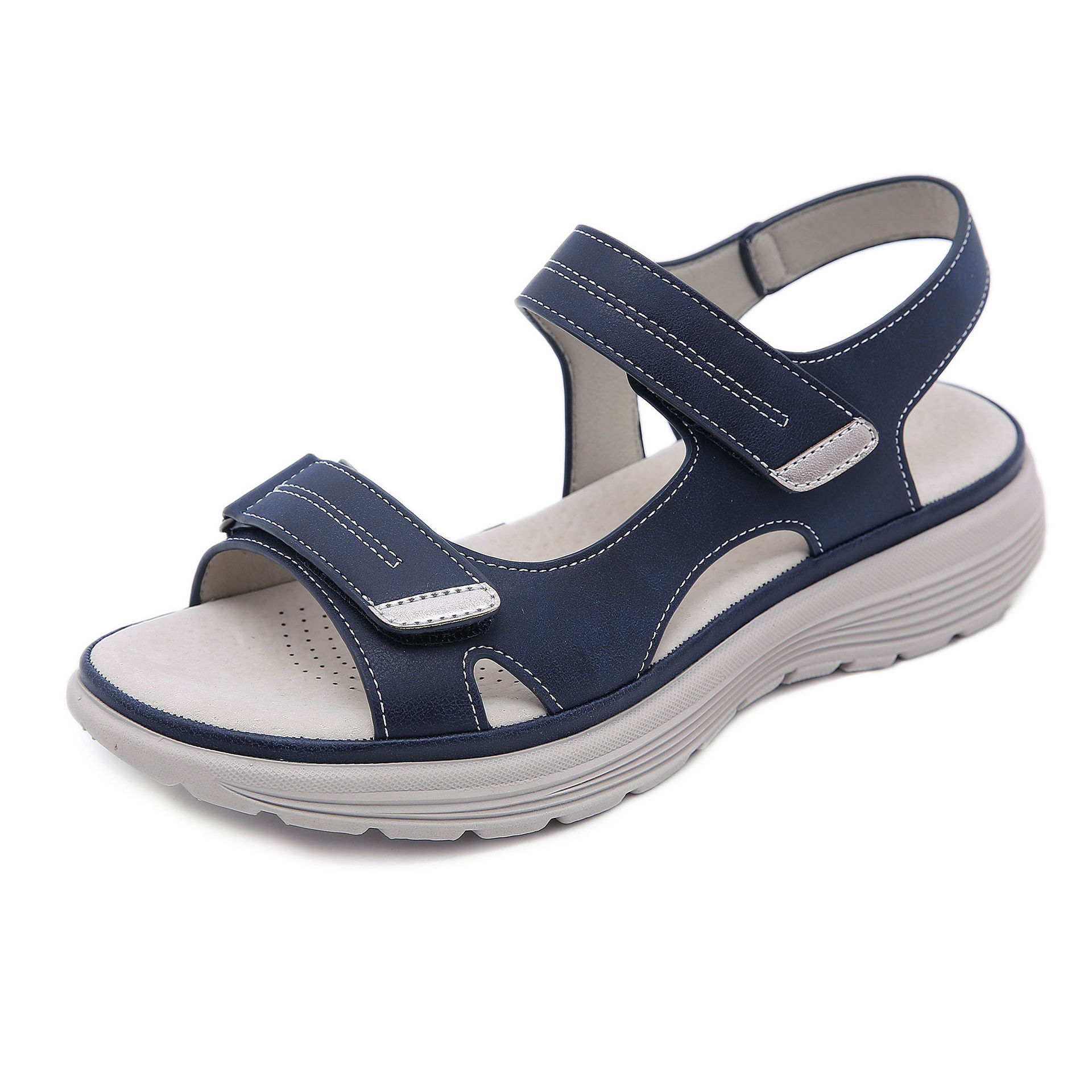 🌸🎉Spring Sale 50% OFF✨⏳Women's Cloud Premium Leather  Sandals - Conforms To The Human Body And Reduces Foot Pressure