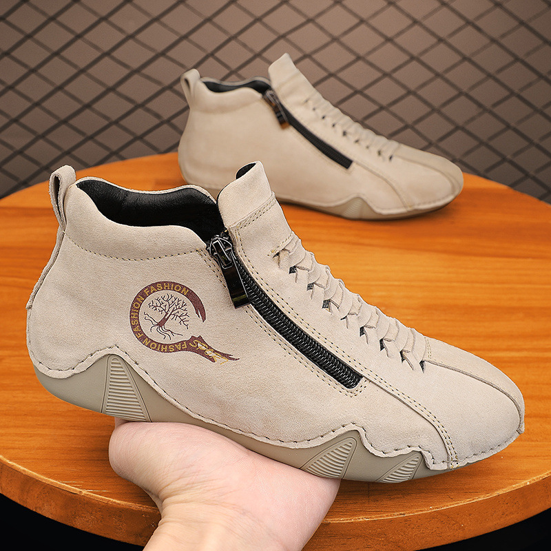 ⏰Promotion - 70% OFF🔥Women's Outdoor Comfort Breathable Leather Suede Boots Waterproof Non-slip Walking Orthopedic Shoes - Proven Plantar Fasciitis, Foot and Heel Pain Relief