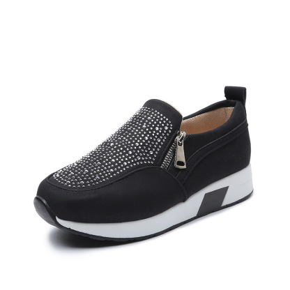 🔥On This Week Sale 70% OFF🔥Women's casual platform zipper sneakers, Comfy Orthopedic Walking Shoes - Proven Plantar Fasciitis, Foot and Heel Pain Relief