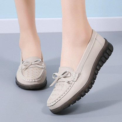 🌸🎉Limited Time Offer 50% OFF! ✨🥿Ladies New Style Butterfly Fashion Round Toe Slip-On Orthopedic Loafers - Proven Plantar Fasciitis, Foot and Heel Pain Relief