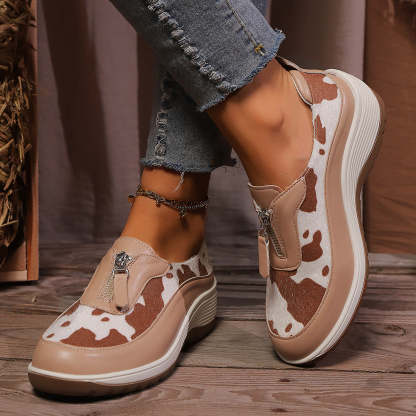 🎁Hot Sale 50% OFF⏳Women's Comfort Orthopedic Leather Shoes - Proven Plantar Fasciitis, Foot and Heel Pain Relief